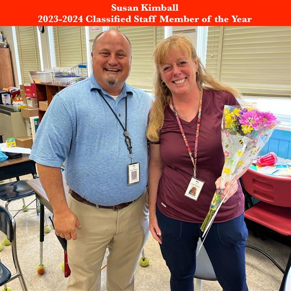 Susan Kimball 2023-24 Classified Staff Member of the Year